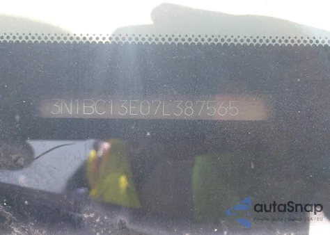 2007 Nissan Versa 1.8S from USA, damaged, VIN 3N1BC13E07L387565